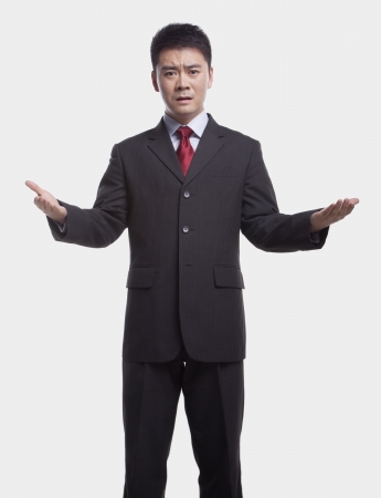 Confused Businessmanの写真素材
