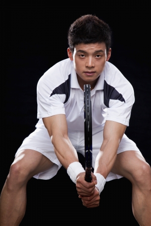 Tennis player, portraitの写真素材