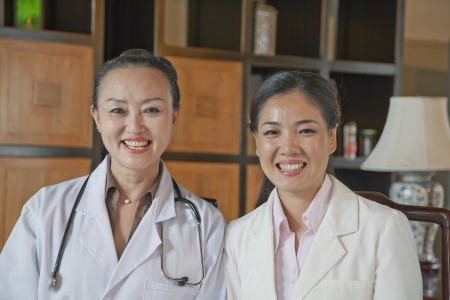 Portrait of Two Doctorsの写真素材