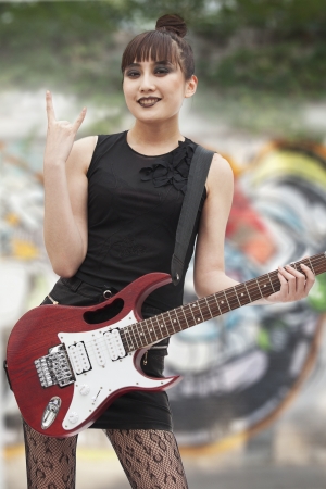 Young Punk Rock Girlの写真素材