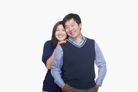 Young couple portraitの写真素材