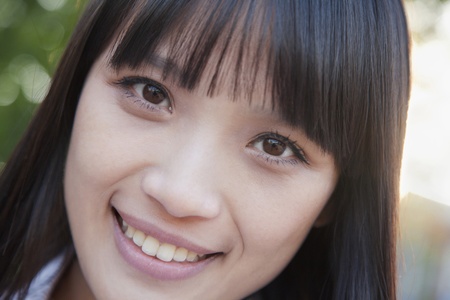 Young Girl Looking at the Camera