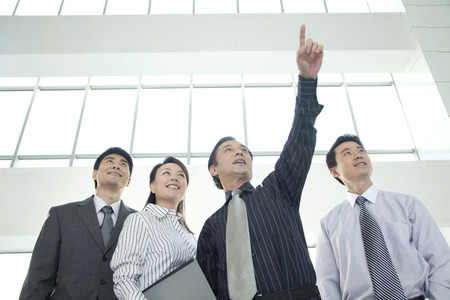 Businesspeople Looking Toward the Futureの写真素材