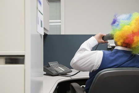 Office clownの写真素材