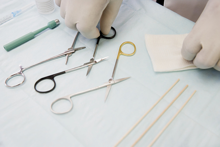 Doctor and medical equipmentの写真素材