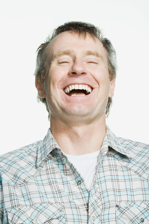 Portrait of a mature adult manの写真素材