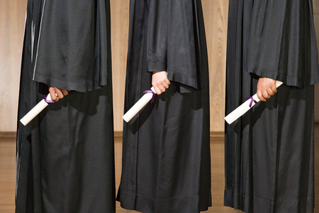 Student graduation ceremonyの写真素材