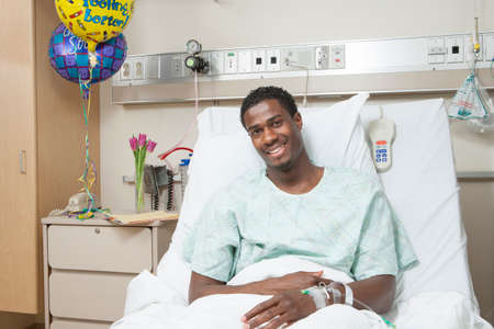 Patient at hospital