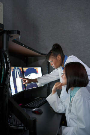 Doctor viewing xray