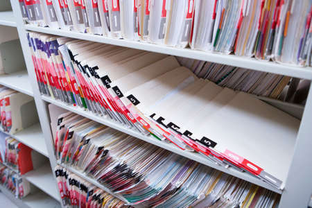 Medical recordsの写真素材