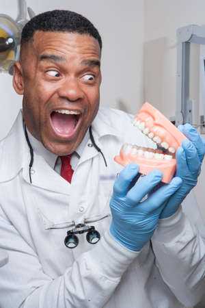Portrait of dental professional