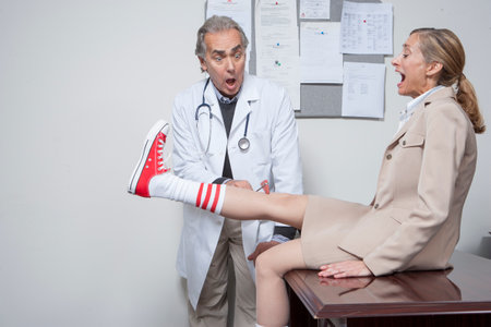 Doctor check-upの写真素材