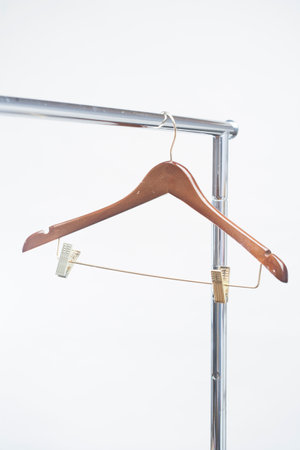Clothing hangersの写真素材