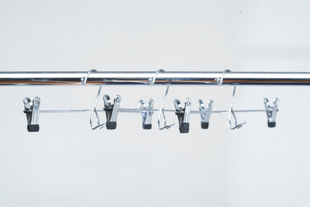 Clothing hangersの写真素材