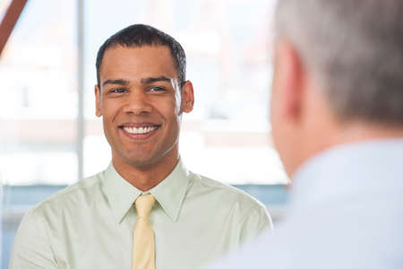Businessman in office