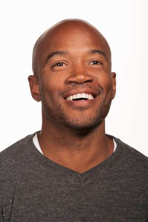 Portrait on white background