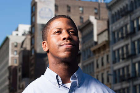 Pedestrian in urban environmentの写真素材