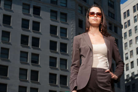 Pedestrian in urban environmentの写真素材