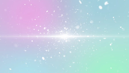 Abstract background with bokeh defocused lights and stars. Vector illustration.