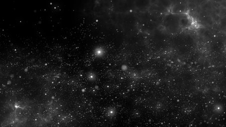 Abstract background with stardust and stars. Deep space. Universe.
