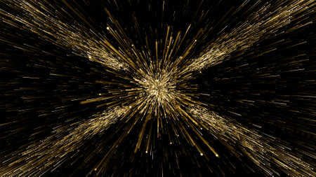 Abstract background with circles and lines. Different shades and thickness. Abstract pattern.の写真素材