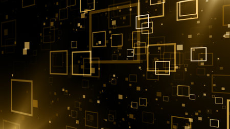 Abstract technology background with squares. Vector illustration for your graphic design.の写真素材