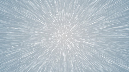 Abstract background with radial, radiating, converging lines and dots.