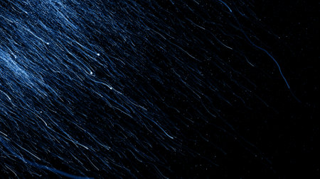 broken glass on a black background. close-up of broken glassの写真素材