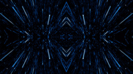 Abstract background with blue and white lines. 3d rendering, 3d illustration.