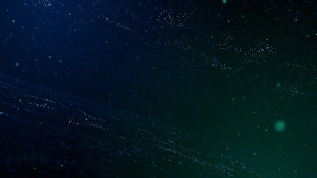 abstract night sky background with stars and space for text or imageの写真素材