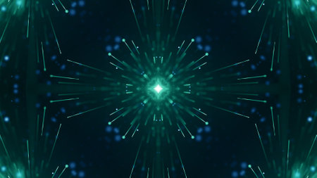 Abstract background with circles and lines, design element. Digital collage.