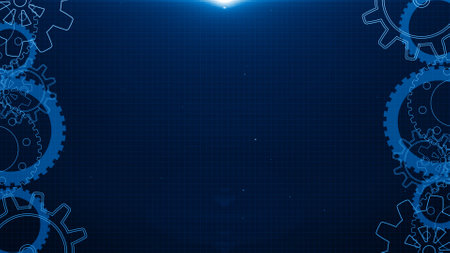 Abstract gear background with space for your text. EPS10 vector.