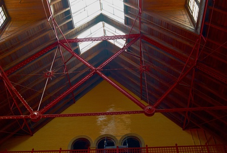 Interior Support Structure at Hoboken Station, New Jerseyのeditorial素材