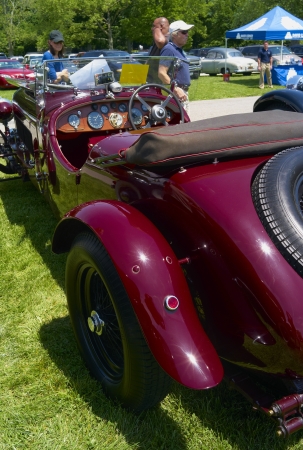 A Restored Antique Car at Showのeditorial素材