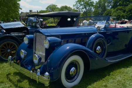 A Restored Antique Car at Showのeditorial素材
