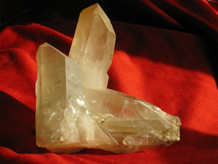 rock crystal druseの写真素材