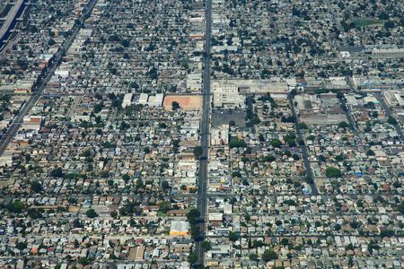 Los angeles Suburbs in Californiaの写真素材