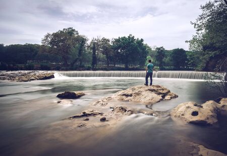 Camarao, in Villapresente Cantabria northern Spainの写真素材