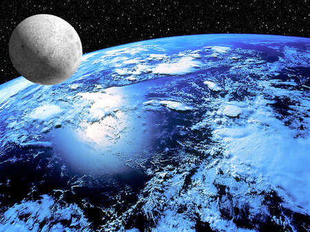 Earth with Moon