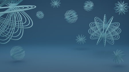 Modern abstract background, 3D rendering graphic design illustrationの写真素材