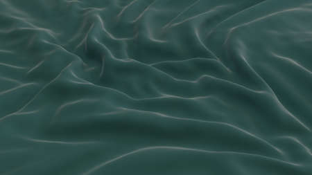 Abstract creased ripple stripes luxury soft and smooth fabric cloth 3D render illustrationの写真素材