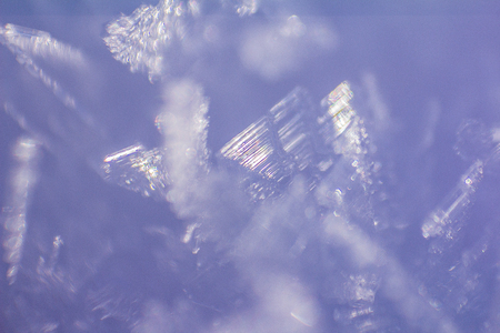 Macro snowflakeの写真素材