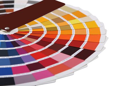 collection of ral colours on white backgroundの写真素材
