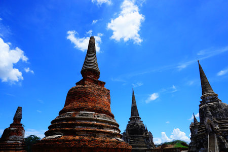 Ayuthaya templeの写真素材