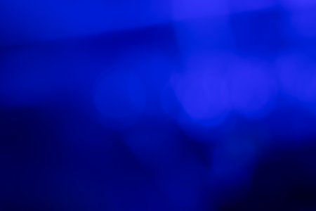 Abstract blue background, Soft bokeh effectsの写真素材