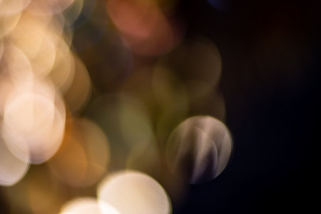 Circle shape multi color beautiful bokeh light effects