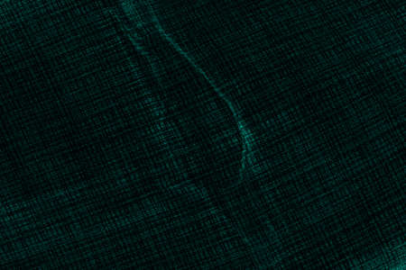 Dark cyan color denim fabric background with abstract texture