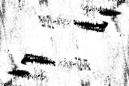 Heavy scratches grunge and spots on white surfaceの写真素材