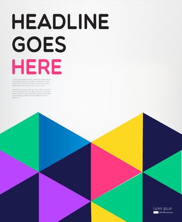 Vector, colorful and bright background with place for text.のイラスト素材