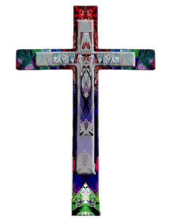 christian crossの写真素材